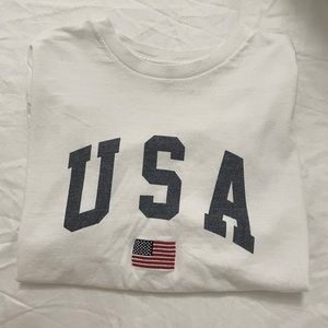 Brandy Melville/John Galt white USA tee